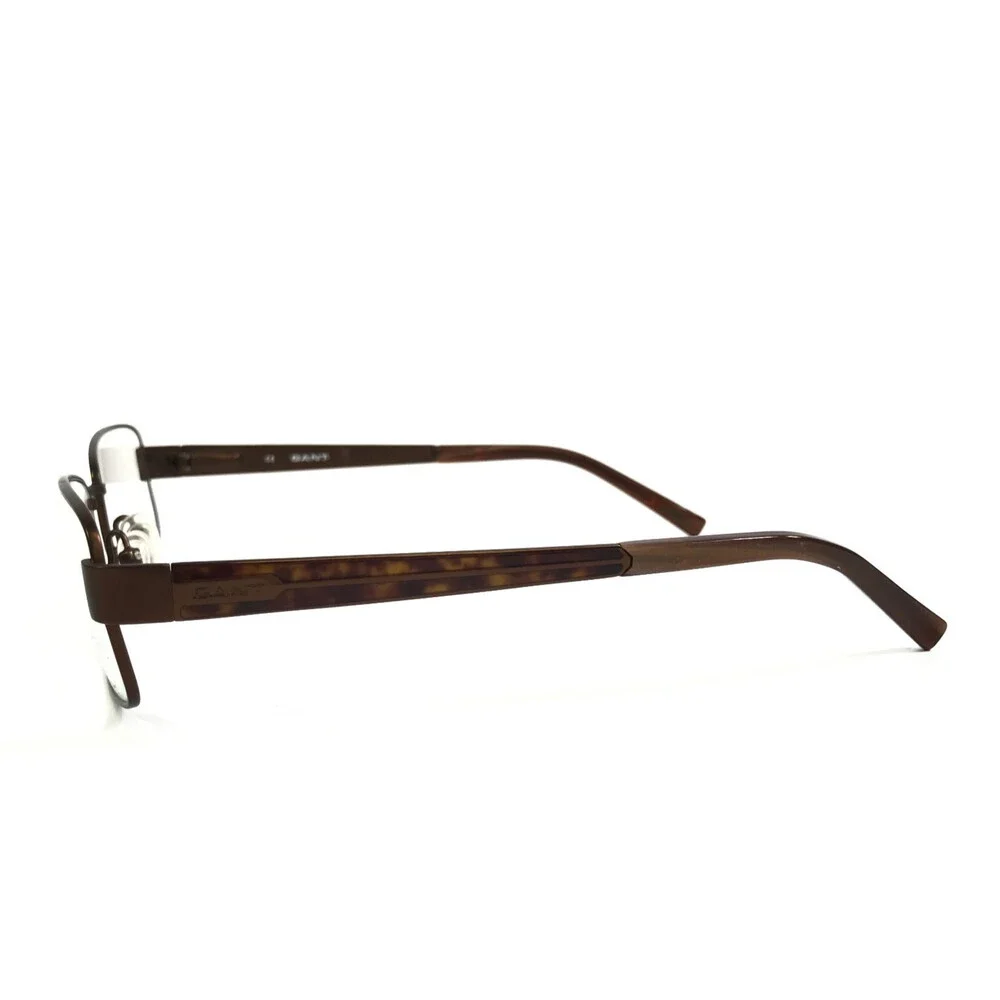 GANT Eyeglasses Frames G KIMBALL SBRN Satin Brown Rectangle Wire 56-17-140